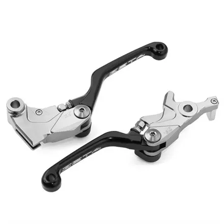 Комплект фрезерованных рычагов сцепления и тормоза Zeta 3Fi DR250R,DRZ400S/SM Black