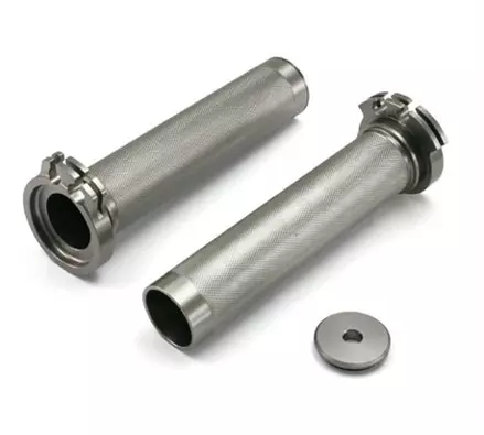 Трубка ручки газа алюминевая короткоходная YZF/WRF,KXF,RMZ250-06,KLX04- ZETA