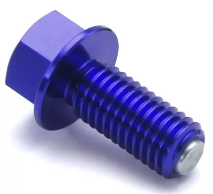 Магнитный болт слива масла Zeta для M10x15-P1,5 Blue