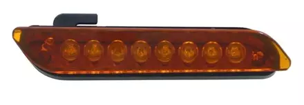 Поворотник в пластик "XC" цвет оранжевый Zeta