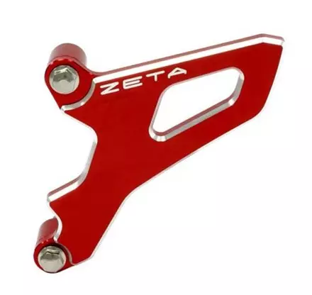 Защита передней звезды HONDA CRF250R 10-17 CRF450R 09-16 алюминиевая красная ZETA 23810-MEN-A30