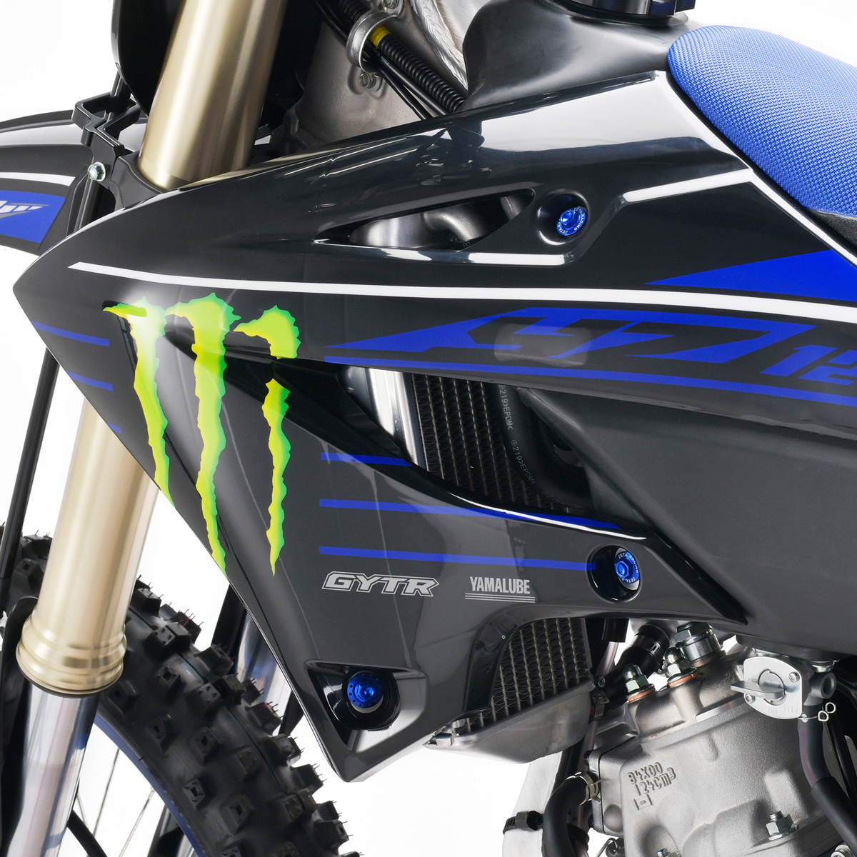 Комплект болтов пластика  YZ125- 250 '22- 21шт Синие