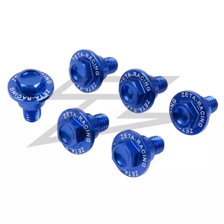 Комплект болтов защиты вилки Zeta Set 6pcs.Yamaha-2Blue