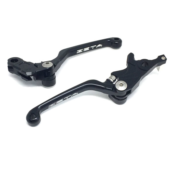 Комплект рычагов тормоза и сцепления Zeta для CBR250R'11-, CBR400R'13- Black