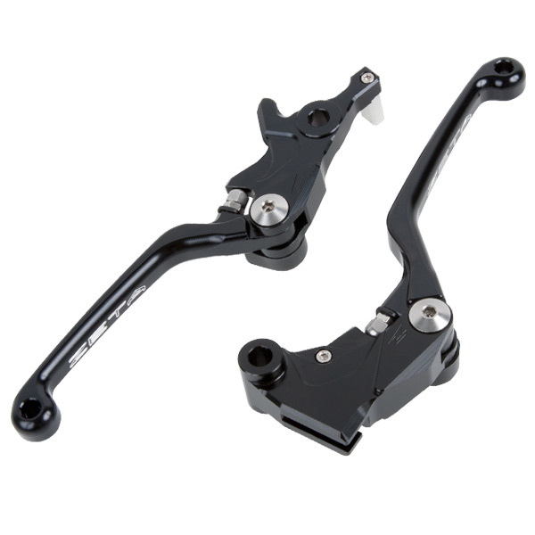 Комплект рычагов тормоза и сцепления Zeta для NINJA250/R/SL '08- Black