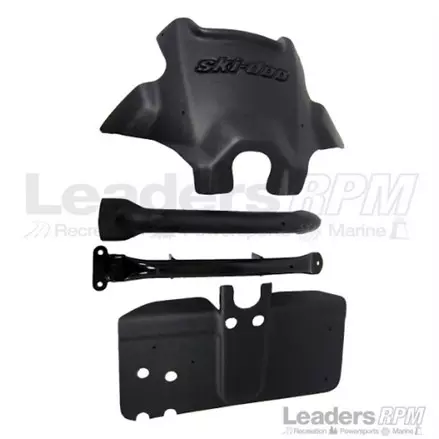 Защита днища снегохода черная Ski-Doo REV RT MXZ Renegade 05-07 502006762