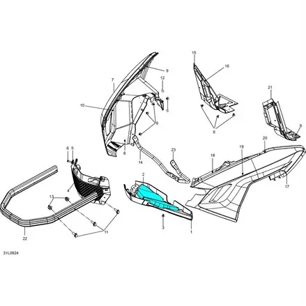 Изолятор BRP Ski Doo EXPEDITION, LE 1200 4-TEC, LE 600 E-TEC,  LE 900 ACE 502007002