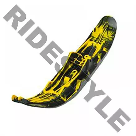 Лыжа снегохода для горного спорта правая черная, желтая BRP, Ski-Doo Pilot 6.9 505073060, 505073022