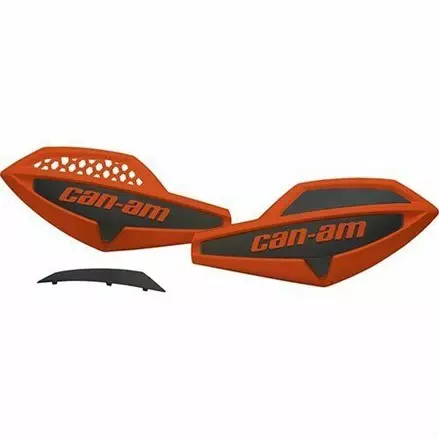 Защита рук квадроцикла (пластиковые щитки) черный+красный BRP, Can-Am 703100585, 715003811