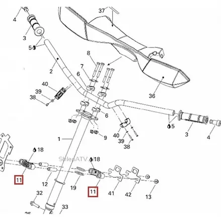 Втулка рулевого вала BRP, CanAm Outlander, Renagade, DS 400, 450, 500, 650, 800 709400471