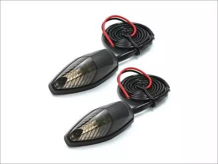 DRC 586 LED Flasher 12V Smoke 2pcs