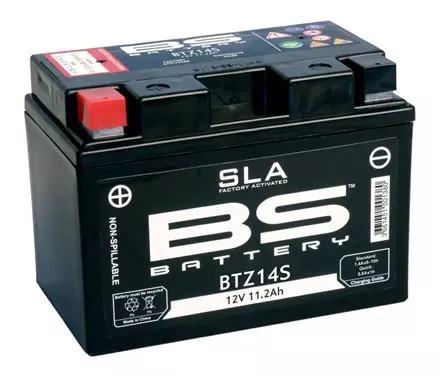 BTZ14S (FA) Аккумулятор BS SLA, 12В, 11.2 Ач, 230 А 150x88x110, прямая (+ / -), (YTZ14S)