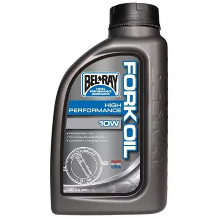 Вилочное масло BEL-RAY High Performance Fork Oil 20W 1л