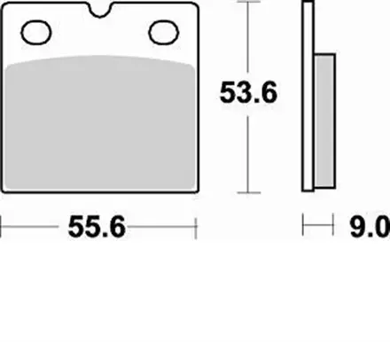 Тормозные колодки Braking 613CM56