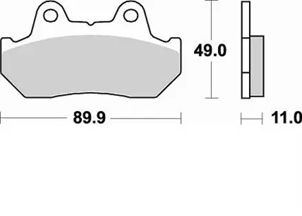 Тормозные колодки Braking 654SM1