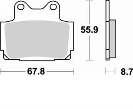 Тормозные колодки Braking 679SM1