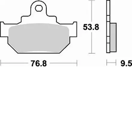Тормозные колодки Braking 681SM1