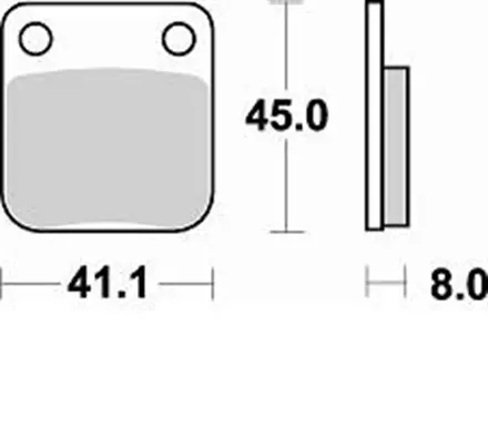 Тормозные колодки Braking 703CM44