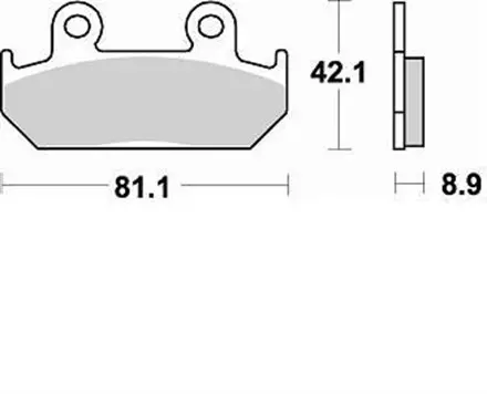 Тормозные колодки Braking 704CM55