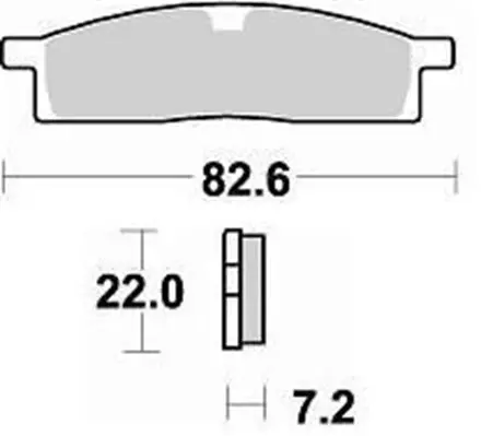Тормозные колодки Braking 705SM1