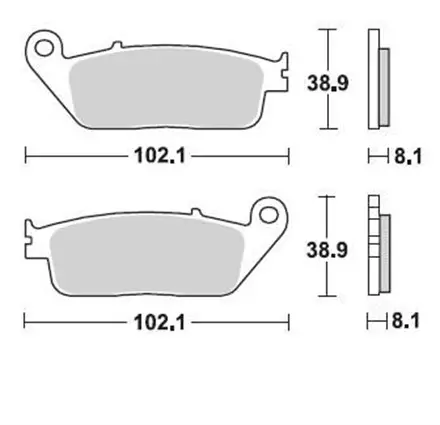 Тормозные колодки Braking 716SM1