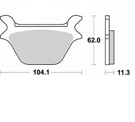 Тормозные колодки Braking 734CM88