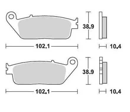 Тормозные колодки Braking 748SM1