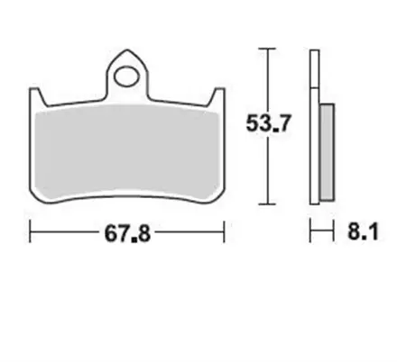 Тормозные колодки Braking 756SM1