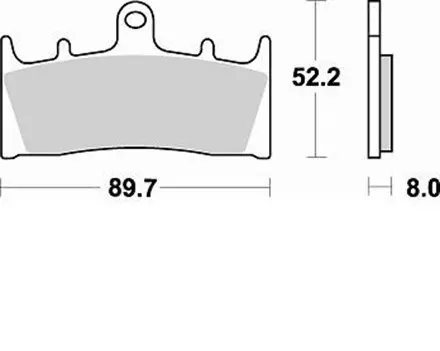 Тормозные колодки Braking 764SM1