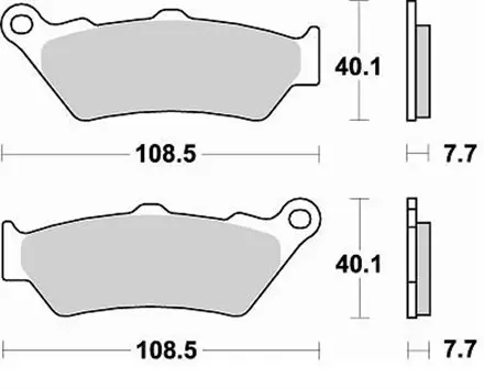 Тормозные колодки Braking 780SM1