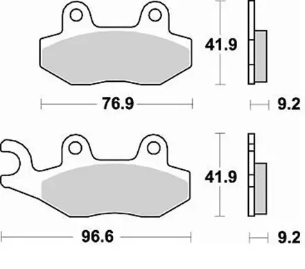 Тормозные колодки Braking 795SM1