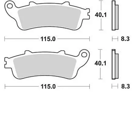 Тормозные колодки Braking 813CM55
