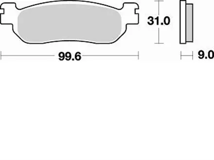 Тормозные колодки Braking 822SM1