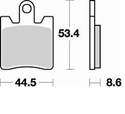 Тормозные колодки Braking 830SM1