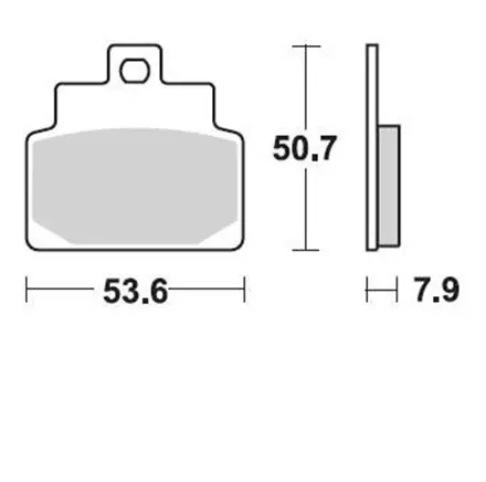 Тормозные колодки Braking 842SM1