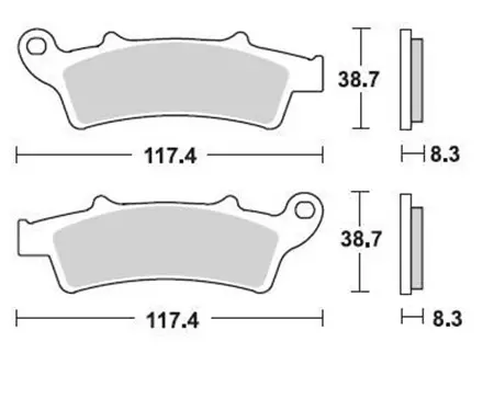 Тормозные колодки Braking 853SM1