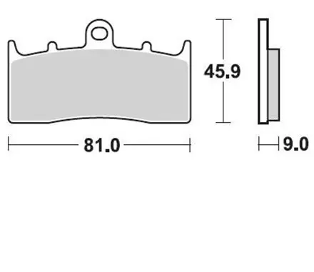 Тормозные колодки Braking 879CM55