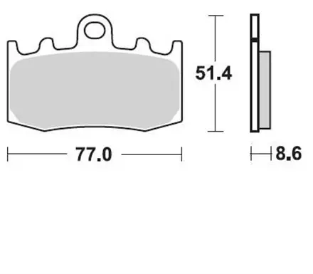 Тормозные колодки Braking 892CM55