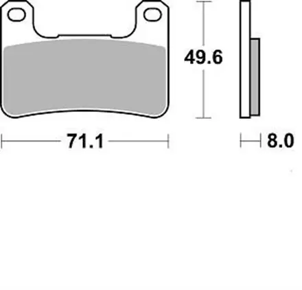 Тормозные колодки Braking 898CM66