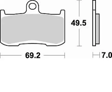 Тормозные колодки Braking 906CM55
