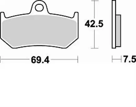 Тормозные колодки Braking 907SM1