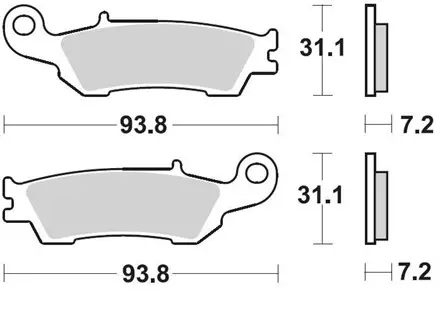 Тормозные колодки Braking 929CM44
