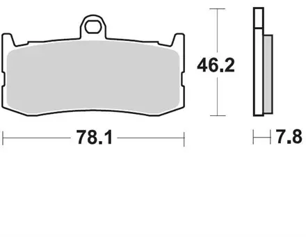 Тормозные колодки Braking 941CM55 Triumph