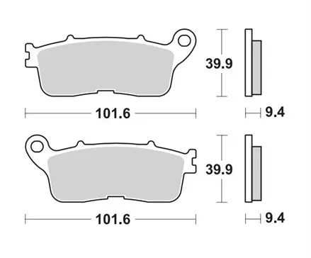 Тормозные колодки Braking 957CM56