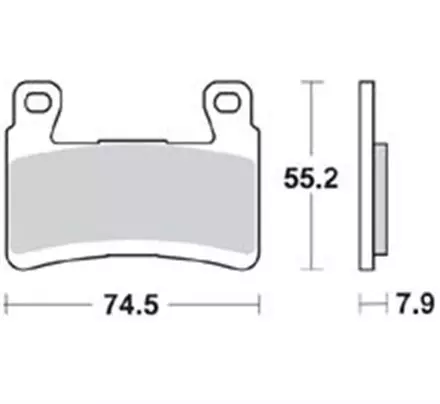 Тормозные колодки Braking 959CM55