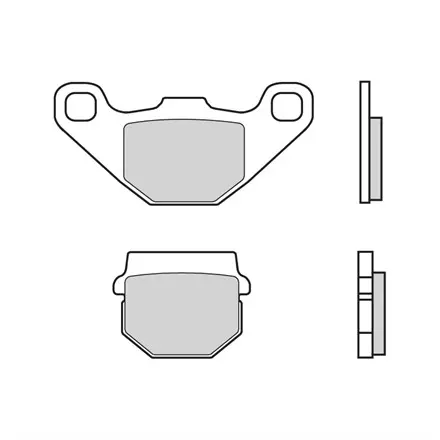 Тормозные колодки Brembo 07KA0717