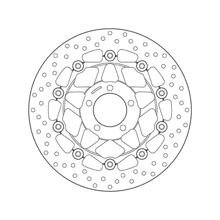 Тормозной диск передний Brembo 78B40841