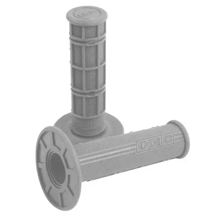 Ручки руля без отверстия серые цвет DRC