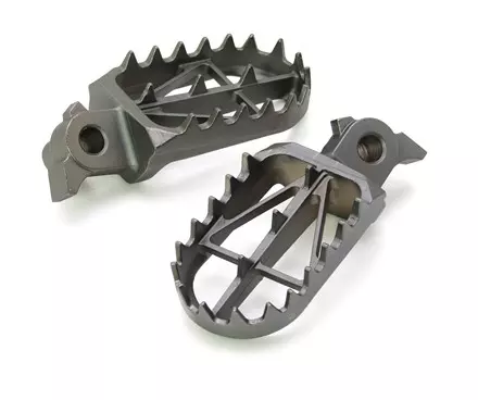 DRC Wide Foot Pegs CrMo U-Wide YZ/WR250F/450F,YZ125/250 '99-