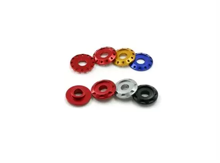 Шайба алюминевая 18 мм Type11 черный цвет / DRC